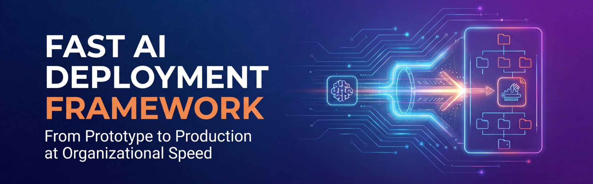 Fast AI Deployment Framework — From Prototype to Production at Organisational Speed